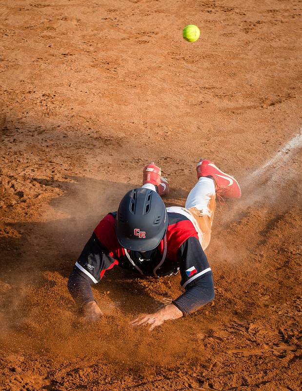 Finálový zápas softbalového mistrovství Evropy do 18 let mezi Českou republikou a Dánskem.