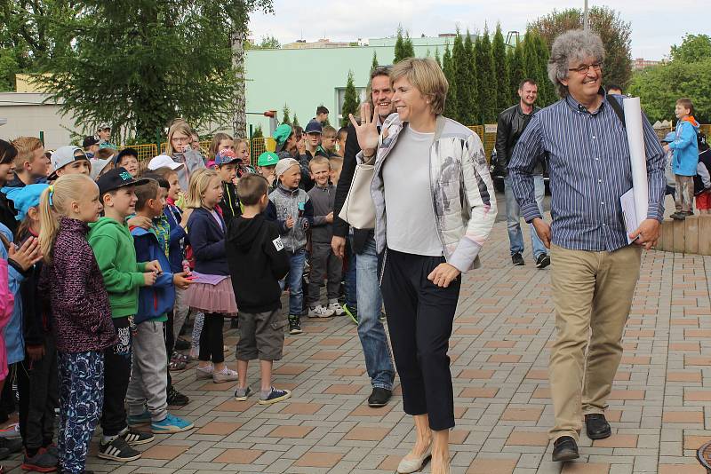 Legenda českého lyžování, Kateřina Neumannová, včera zavítala do Pelhřimova a zároveň tak vstoupila do Rekordmanské Síně slávy.