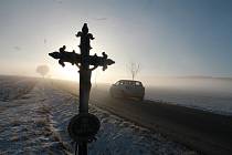 U Lukavce bylo v úterý ráno kolem minus šesti stupňů, ale na rozdíl od jiných míst regionu tam hned ráno vykouklo slunce.