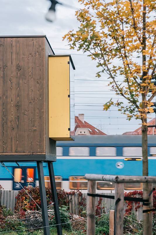 Pelhřimovská společnost TreeBee nabízí speciální posedy v modelu Domeček, Krabička a Saunička. Foto: archiv společnosti TreeBee