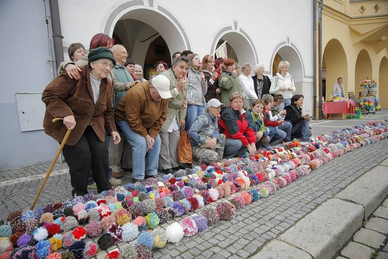 Nejdelší had z ručně udělaných vlněných bambulí přivezl do Pelhřimova Domov důchodců ze Světlé nad Sázavou. Podle pracovnic z domova důchodců, celý nápad vznikl na záchodě. Had z bambulí měří 248.3 metrů a je jich namotaných do sebe 3 476 kusů.