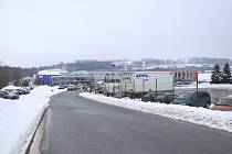 Průmyslová zóna v Jiřicích.