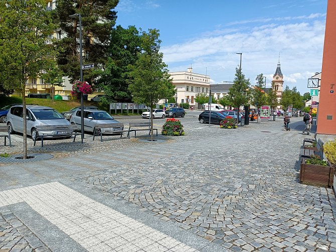 Město Humpolec na Pelhřimovsku.