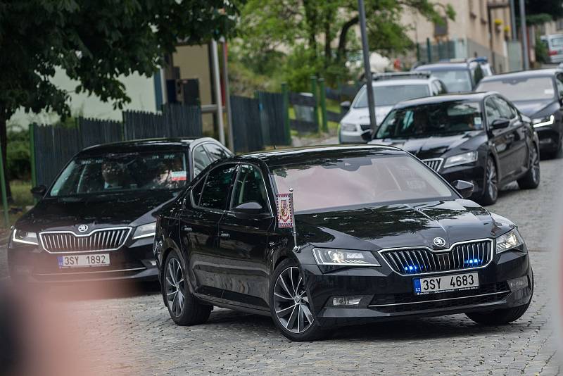 Druhý den návštěvy prezidenta republiky v Kraji Vysočina. Setkání s občany města Humpolec.