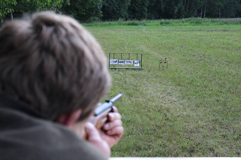 Sobotní odpoledne v Bořeticích patřilo Mysliveckému dětskému dni.