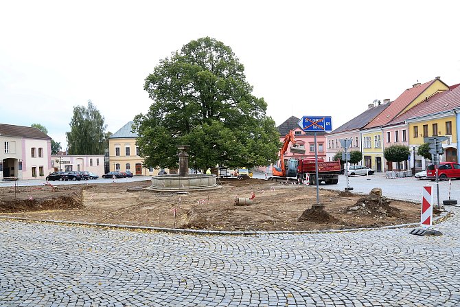 Obnova parku v Kamenici nad Lipou