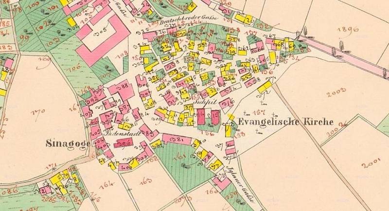 Stabilní katastr. 1. polovina 19. století