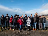 Skupina pelhřimovských studentů si na severozápadu Irska dopřála i výlet k moři.