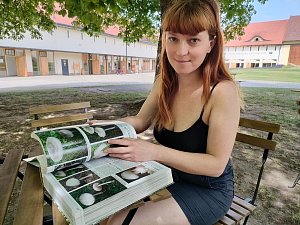 Iryna Kliestová nyní pracuje v Panském dvoře v Telči.