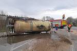 Nehoda se stala v neděli po půl osmé ráno na silnici I/34 v katastru Pelhřimova.