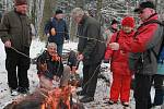 Jubilejní třicátý zimní výstup turistů na Křemešník se povedl.