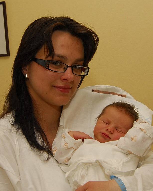 Šimon Zíbar z Pacova se narodil 22. dubna 2008, 3850 g, 52 cm.