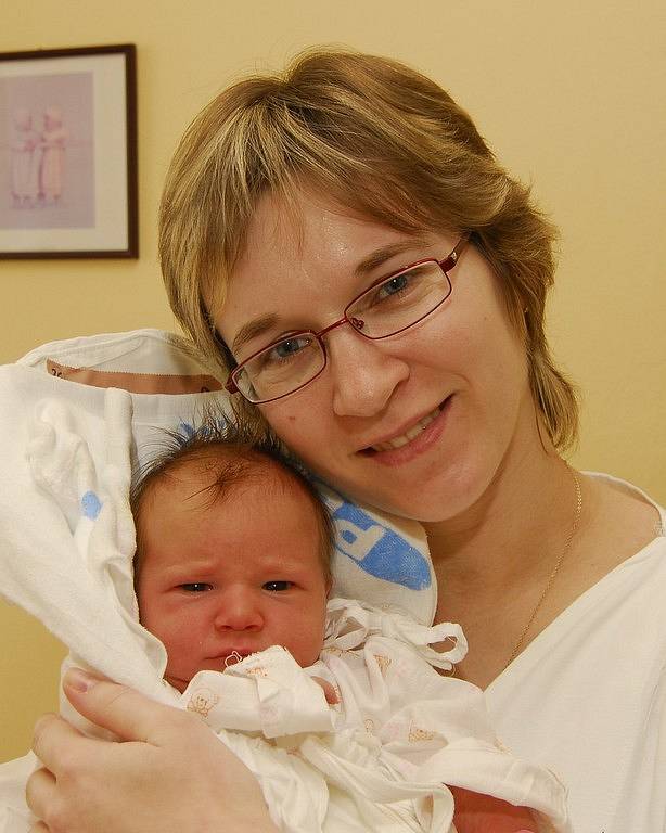 Veronika Janů z Koberovic narozena 17. dubna 2008, 3750 g, 52 cm.