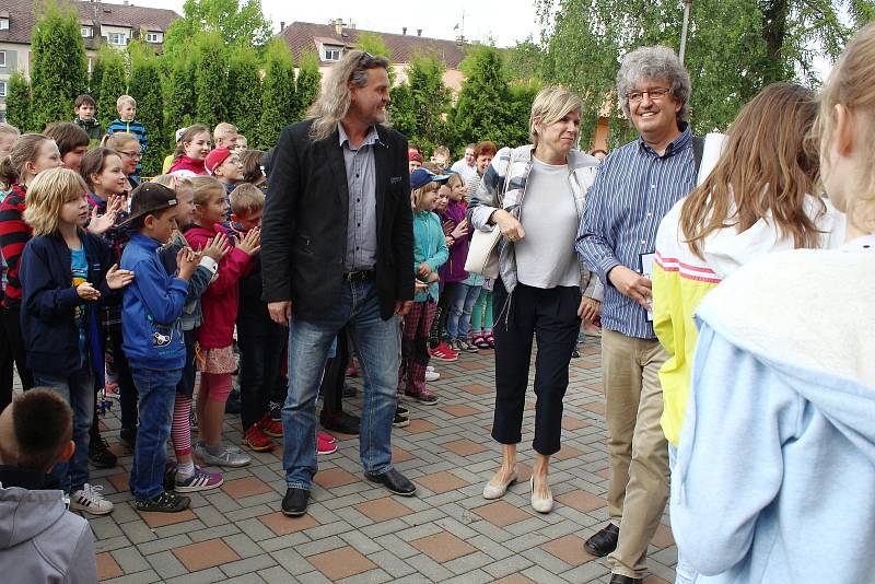 Legenda českého lyžování, Kateřina Neumannová, včera zavítala do Pelhřimova a zároveň tak vstoupila do Rekordmanské Síně slávy.