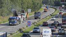 Začala oprava dálnice D1 u Humpolce.