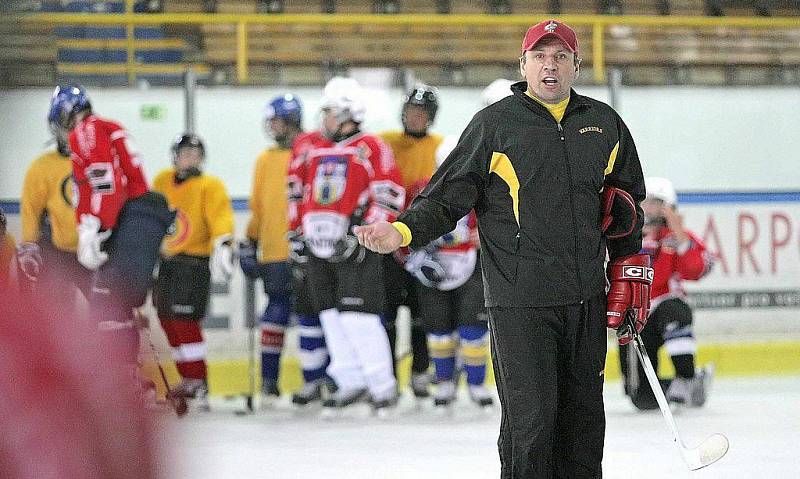 Tréninkový hokejový kemp Petra Klímy.