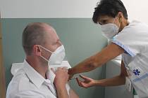 Očkování proti koronaviru na Vysočině. Ilustrační snímek