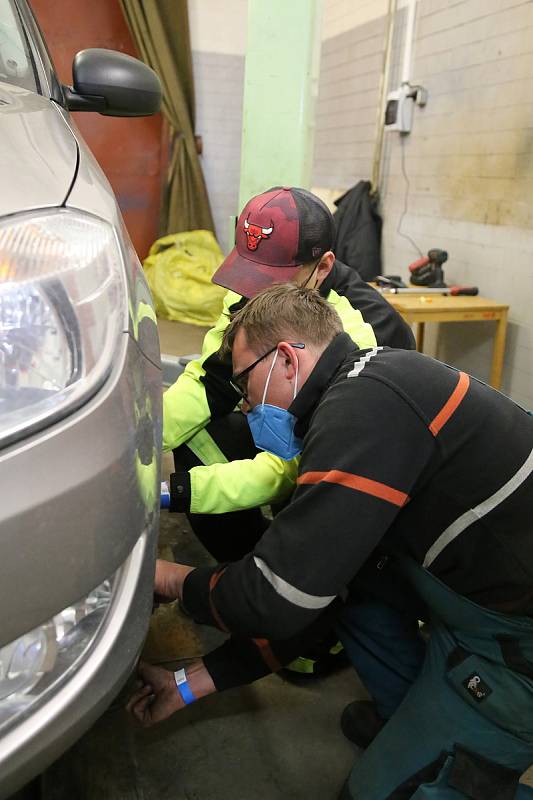 Praktická výuka opět začala i na pracovišti Kamenice nad Lipou Střední průmyslové školy a Středního odborného učiliště Pelhřimov.