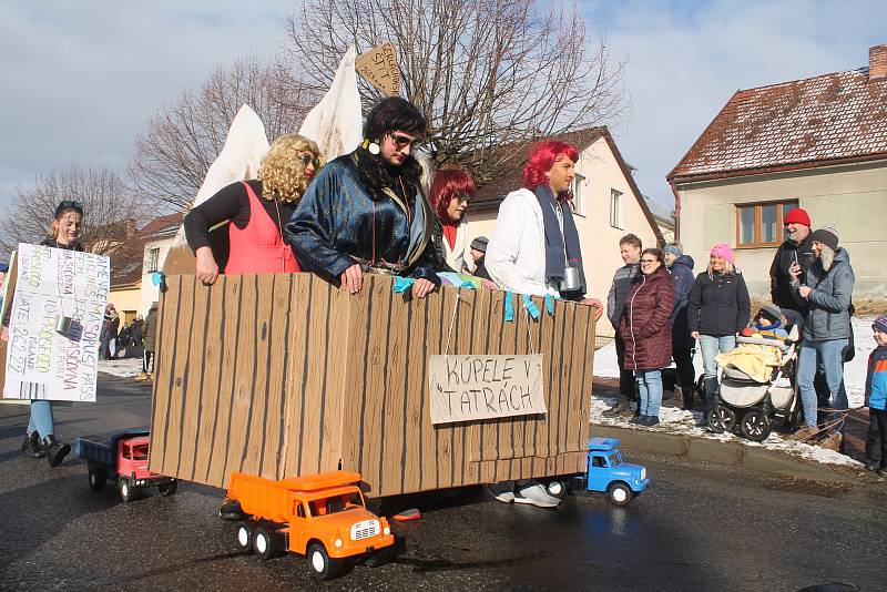 Masopust se do Kamenice vrátil po dvouleté pauze a zájem veřejnosti byl obrovský.