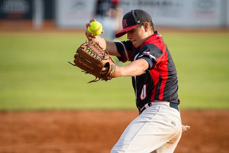 Finálový zápas softbalového mistrovství Evropy do 18 let mezi Českou republikou a Dánskem.