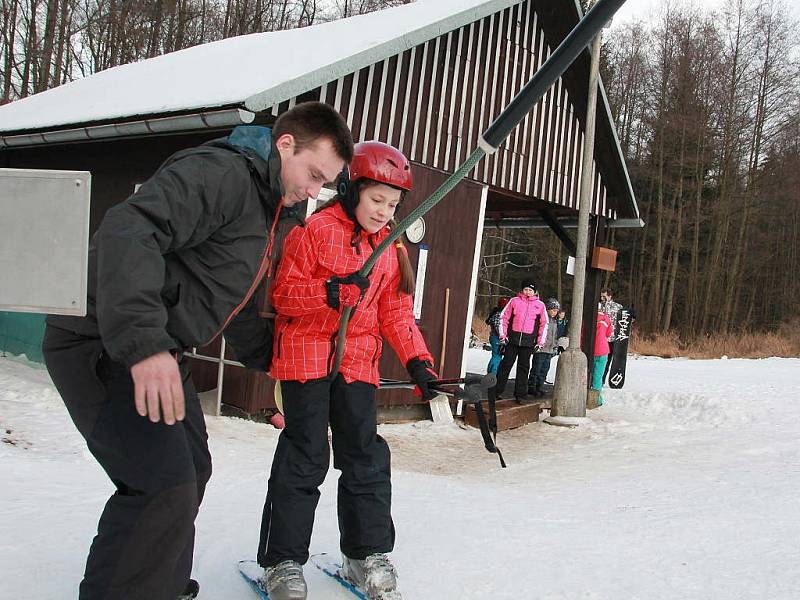 U Křešína začala v sobotu nová etapa lyžování.