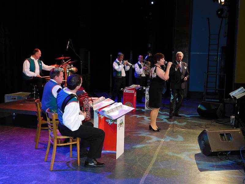 Novoroční koncert, který se konal v Kulturním domě Máj v Pelhřimově v neděli 5. ledna.
