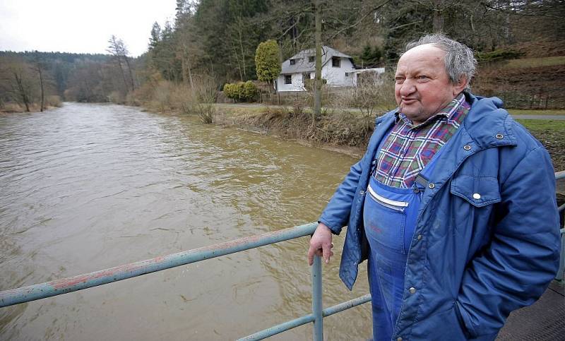 Sedlická přehrada na Pelhřimovsku.