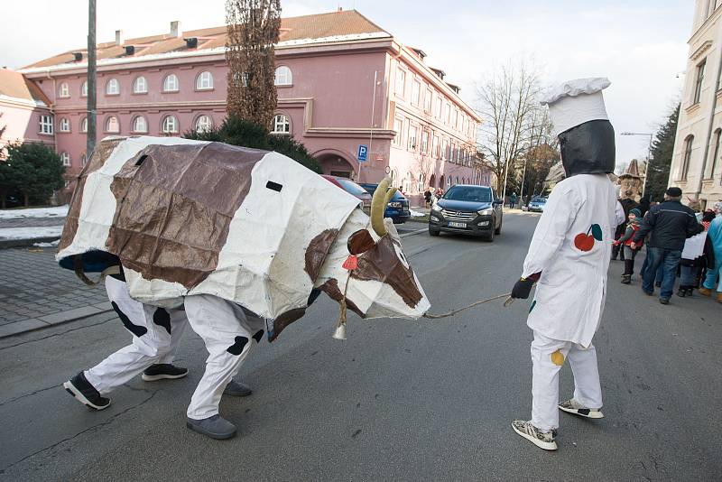 Masopustní průvod v Pelhřimově.