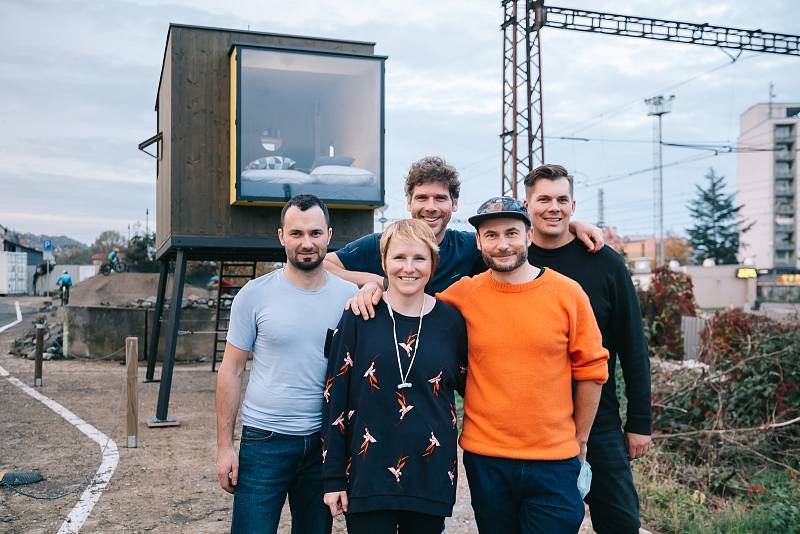 Pelhřimovská společnost TreeBee nabízí speciální posedy v modelu Domeček, Krabička a Saunička. Foto: archiv společnosti TreeBee