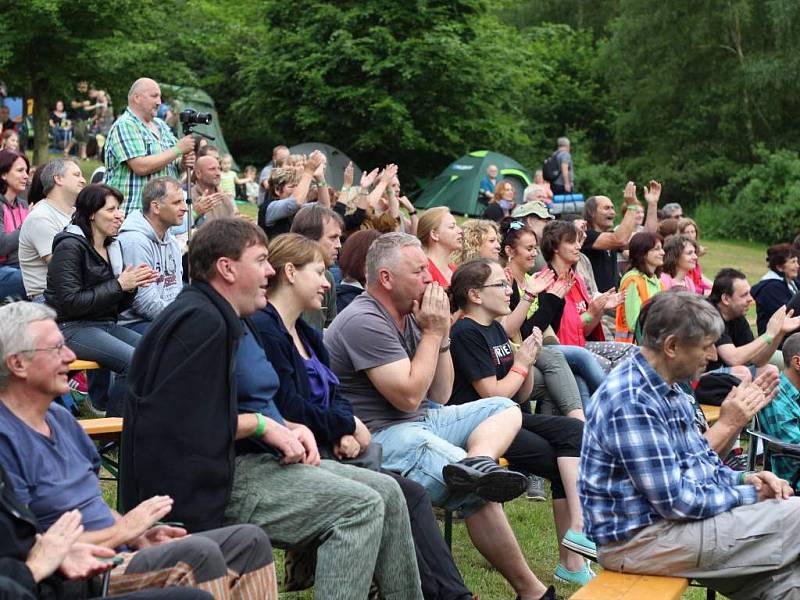 V Kalištích se uskutečnil tradiční folkový festival.