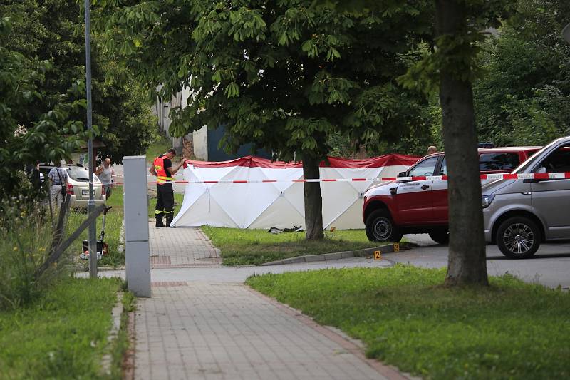 Následky tragické nehody v Humpolci