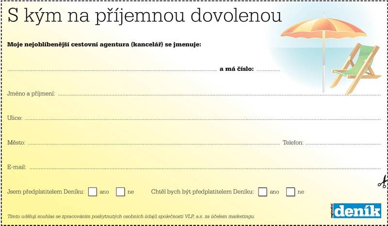 Hlasujte: S kým na příjemnou dovolenou