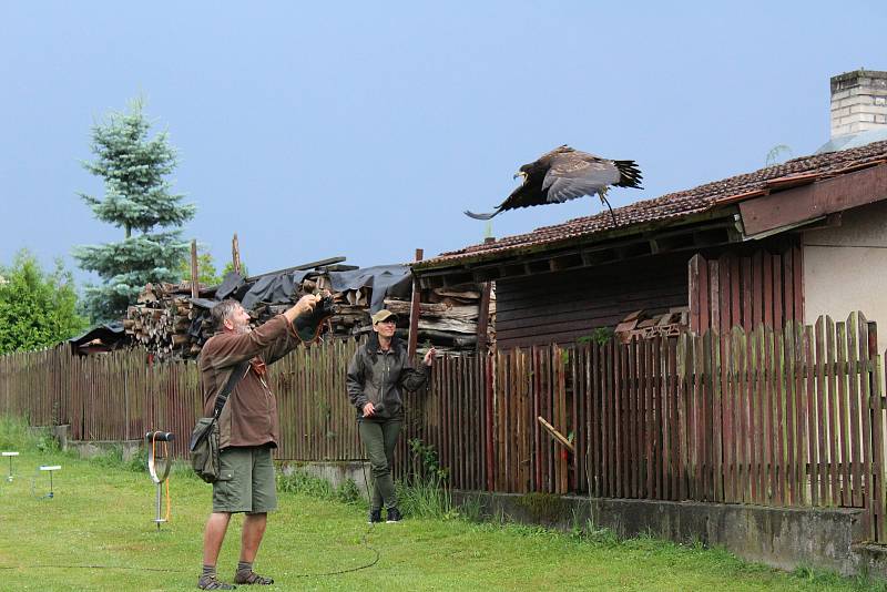 Sobotní odpoledne v Bořeticích patřilo Mysliveckému dětskému dni.