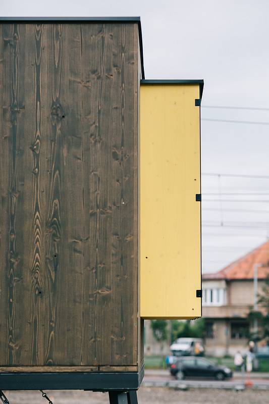 Pelhřimovská společnost TreeBee nabízí speciální posedy v modelu Domeček, Krabička a Saunička. Foto: archiv společnosti TreeBee