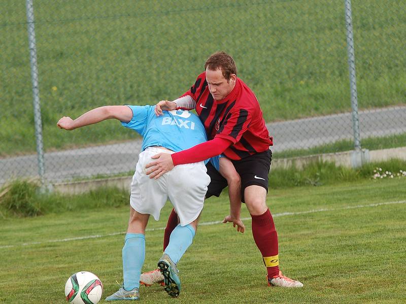 Fotbalisté Speřic dlouho v duelu s Dobronínem tahali za kratší konec provazu. Dvěma góly v poslední půlhodině ale skóre dokonale otočili.