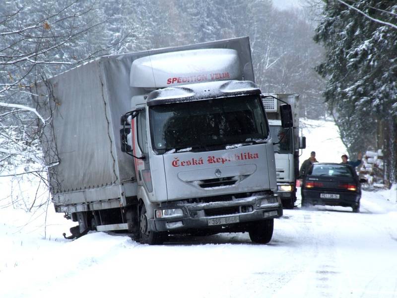 Situace na dálnici a v okolí Humpolce. Ve čtvrtek okolo dvanácté hodiny