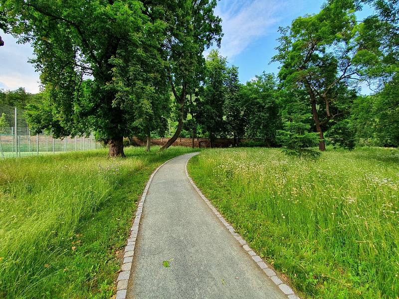 Zámecká zahrada a park, Oslavany.