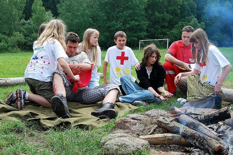 V Mladých Bříštích se konalo celorepublikové kolo soutěže mladých zdravotníku.