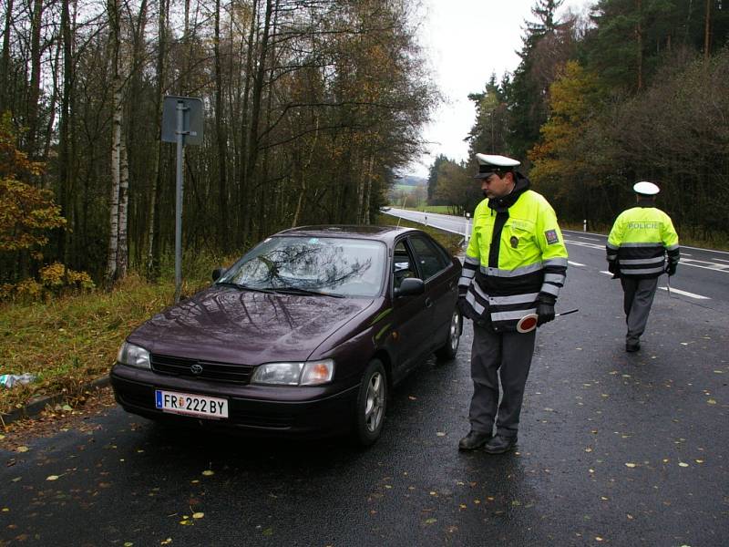 Policejní tým Kamion v terénu