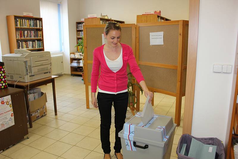 Volby do Evropského parlamentu v Kovářově.