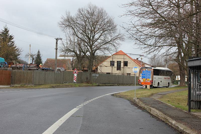 Objízdná trasa Mirovice, Slavkovice, Rakovice.