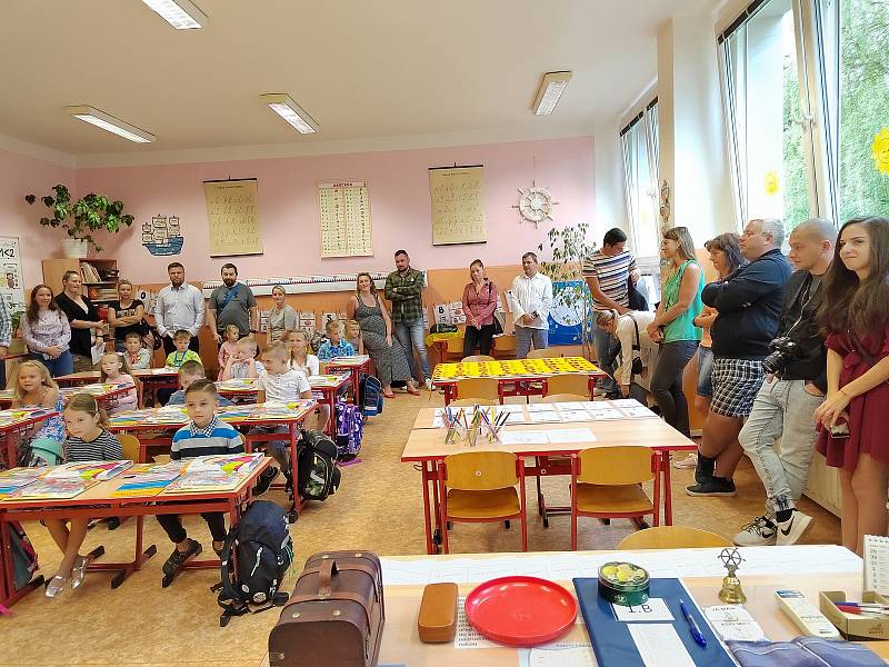 První školní den ve 2. ZŠ J. A. Komenského v  Milevsku