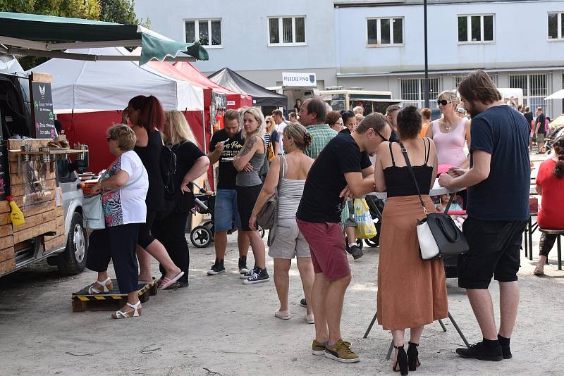 Street Food Market v Písku.