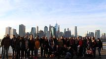 Studenti písecké obchodní akademie na exkurzi v New Yorku.