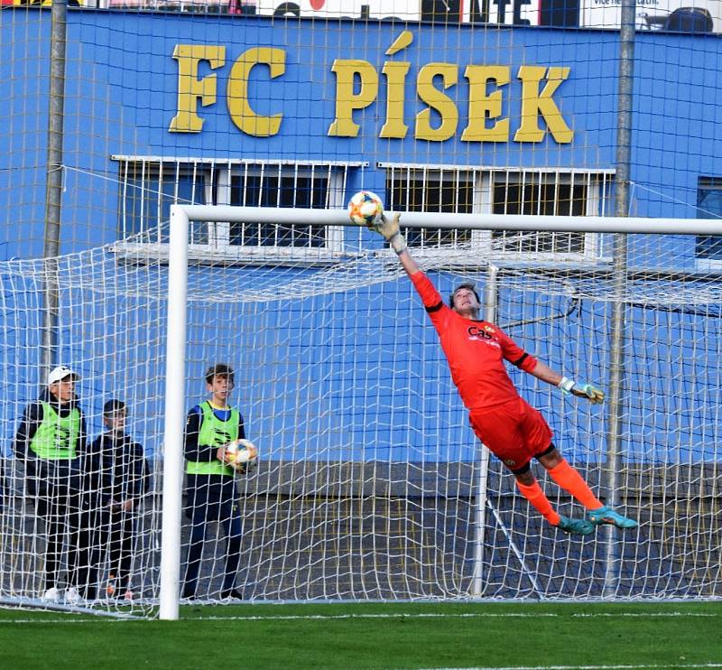 11. kolo ČFL: FC Písek - Dukla Praha B 3:1 (0:1).