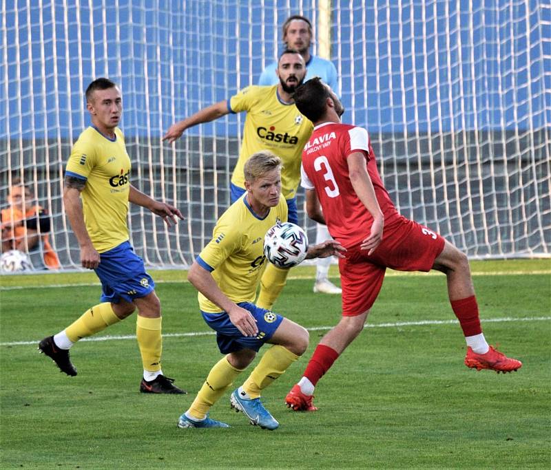 Fortuna ČFL: FC Písek - Slavia Karlovy Vary 1:0 (0:0).