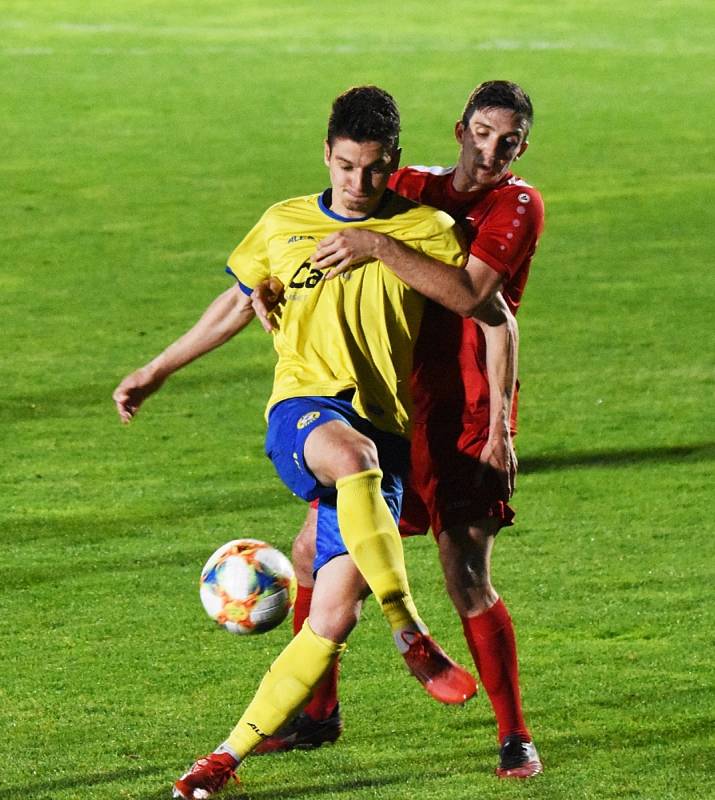 ČFL: FC Písek - Králův Dvůr 2:1 (1:1).