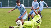 Fotbalový krajský přebor: Protivín - Osek 1:3.