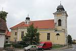 Kostel Nejsvětější Trojice v Čimelicích.