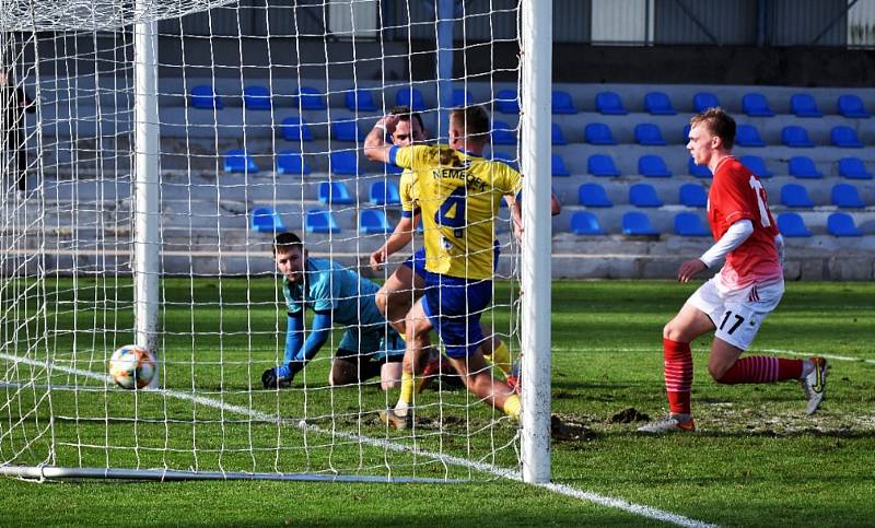 ČFL: FC Písek - Povltavská FA 1:0 (0:0). Foto: Jan Škrle